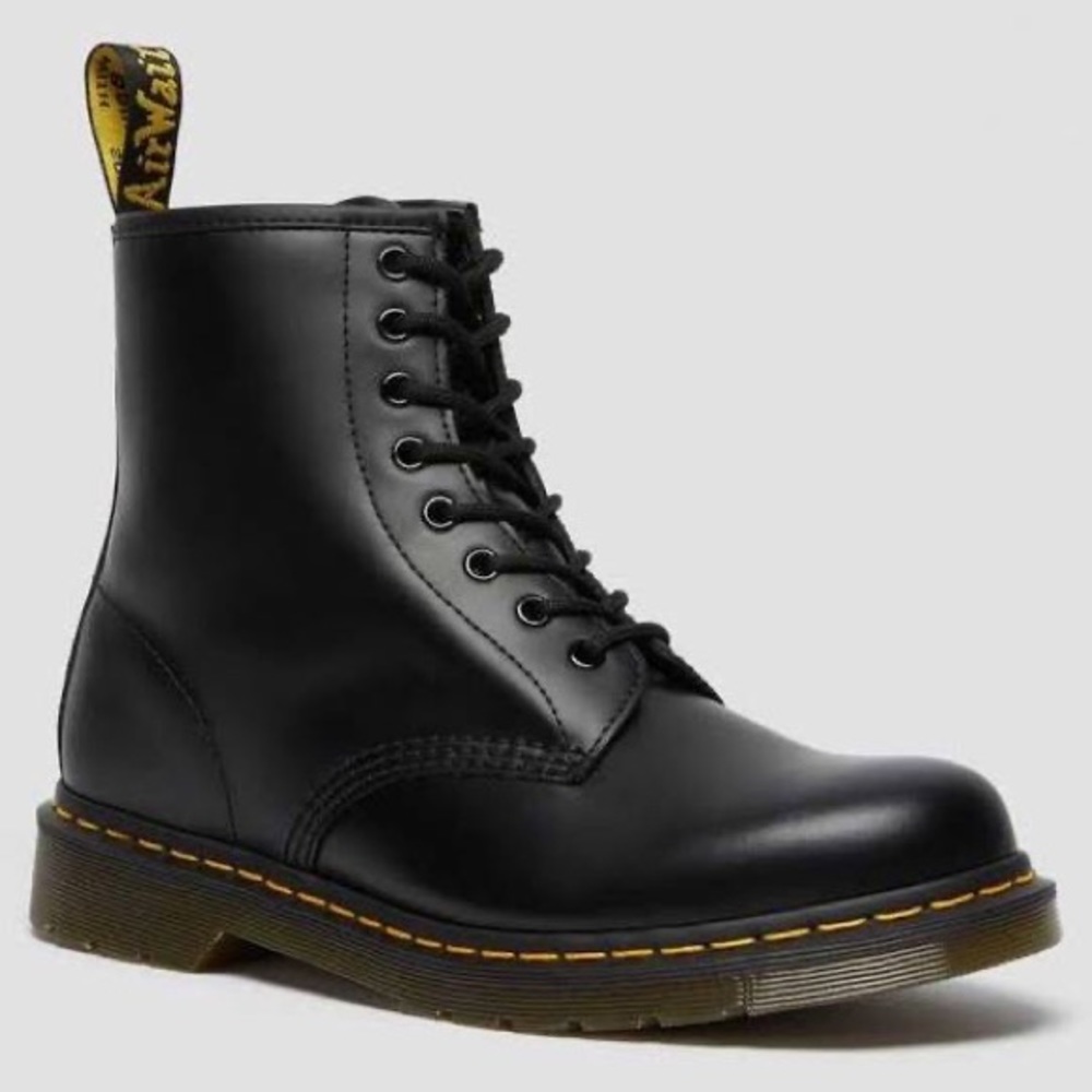 black doc martin boots